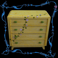 Commode jaune