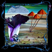 Enchantement toile de (60 x 80 cm )
