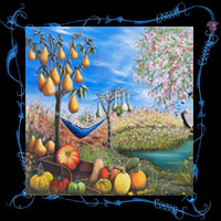 Reve-de-paradis(60x80 cm )