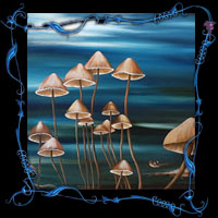 nuit féérique(80 x 60 cm )