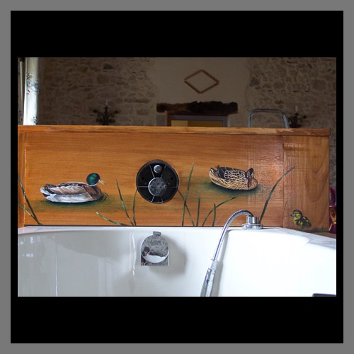 Decors peints les décors spécialisés pour les commerces. votre ... De bains Chambre salle décor