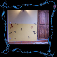 Decor fougére - Dans une chambre d'hôte